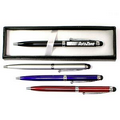 Ballpoint Pen with Soft Touch Stylus and Gift Box